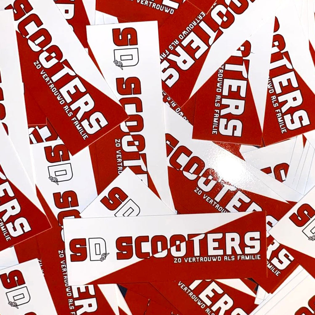 SD Scooters StickerPack ( 50 Stuks ) Merchandise SD Scooters Rechthoek 